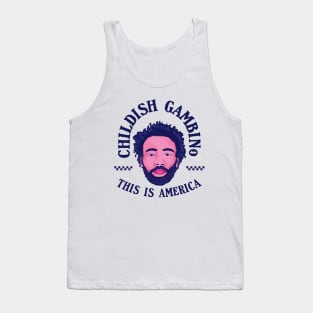 Childish Gambino // Retro Style Design Tank Top